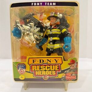 Fisher-Price FDNY Rescue Heroes Action Figure - Wendy Waters - New in Box